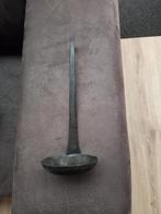 Oud metalen lepel/hangkandelaar landelijk stoer sober, Huis en Inrichting, Woonaccessoires | Kandelaars en Kaarsen, 25 tot 50 cm