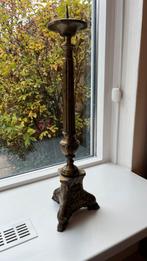 19e-eeuws Franse altaar kandelaar in brons., Antiek en Kunst, Antiek | Kandelaars, Ophalen, Koper of Brons