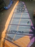 Windsurfzeil 5.0 npu mast 4.5 boom 1.65   - Hele staat, Ophalen, Zo goed als nieuw, Zeil, Minder dan 5 m²
