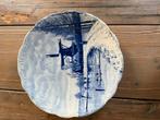 Vintage Wandbord met Molen Voorstelling, Antiek en Kunst, Antiek | Wandborden en Tegels, Ophalen of Verzenden