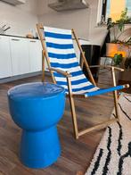 Keramieken Bijzettafel - Stijlvol & Handig!, Ophalen, Gebruikt, Blauw, Overige materialen