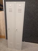 Metalen Lockerkast 2 deuren kledingkast garderobekast locker, Ophalen, Zo goed als nieuw, Industrieel