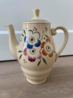 Boch koffiepot met Bloemmotief, Antiek en Kunst, Antiek | Keramiek en Aardewerk, Ophalen of Verzenden