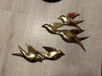 Volgels wandvogels set van vintage, Huis en Inrichting, Woonaccessoires | Wanddecoraties, Ophalen of Verzenden, Zo goed als nieuw