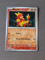 Paldean fates 009/091 magmar reverse, Hobby en Vrije tijd, Verzamelkaartspellen | Pokémon, Ophalen of Verzenden, Zo goed als nieuw
