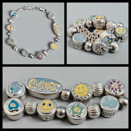 Zilver, 925 bedelarmband met zilveren bedels, coolkids, Sieraden, Tassen en Uiterlijk, Armbanden, Zo goed als nieuw, Zilver, Zilver