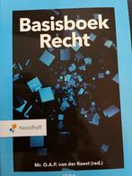 Basisboek Recht - Mr. O.A.P. van der Roest, Verzenden, Alpha, Zo goed als nieuw, HBO