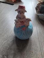 Lieve schaapjes op een bol wol spaarpot, Ophalen of Verzenden