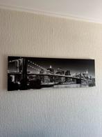 Reinders Schilderij Brooklyn Bridge - 30x90cm - Hout, Ophalen, Zo goed als nieuw, Schilderij, 75 tot 100 cm