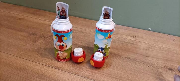 Efteling Jokie en Jet pop up beker (2x), Diversen, Schoolbenodigdheden, Zo goed als nieuw, Ophalen of Verzenden