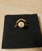 Gouden ring maat 6 met zirkonia - Nieuw, Verzamelen, Ophalen of Verzenden