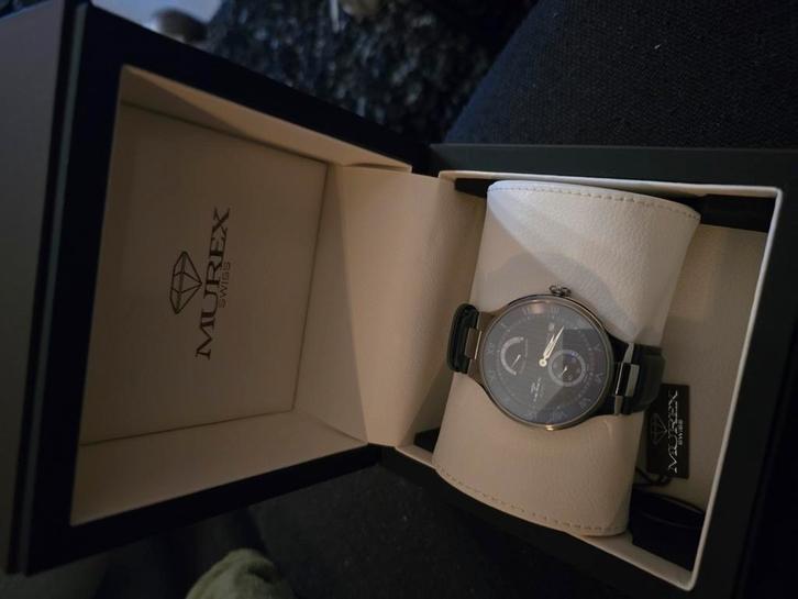Murex MUA663-SL-9, Sieraden, Tassen en Uiterlijk, Horloges | Heren, Zo goed als nieuw, Overige merken, Leer, Ophalen of Verzenden
