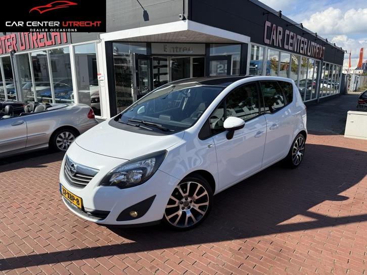 Opel Meriva 1.4 Turbo | navi | airco | trekhaak | nette mpv, Auto's, Opel, Bedrijf, Meriva, ABS, Airbags, Airconditioning, Bluetooth
