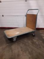 plateauwagen transportkar, Doe-het-zelf en Verbouw, Transportwagens, 100 liter of meer, Ophalen, Gebruikt, Transportkar