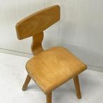 Tof vintage retro schoolstoeltje knutsel kinderstoeltje hout, Gebruikt, Onbekend, Ophalen of Verzenden, Onbekend