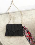 Crossbody stro rieten zwart zalando tas, Sieraden, Tassen en Uiterlijk, Tassen | Damestassen, Ophalen of Verzenden, Zo goed als nieuw