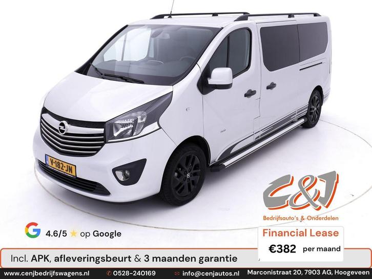Opel Vivaro 1.6 CDTI L2H1 Dubbele Cabine innovation #136 ecc, Auto's, Bestelauto's, Bedrijf, Te koop, ABS, Achteruitrijcamera
