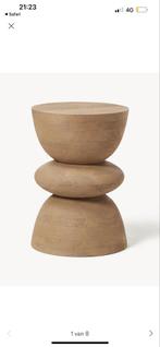 Benno bijzettafel mango hout - WESTWING, Ophalen of Verzenden, Gebruikt, Bruin, Hout