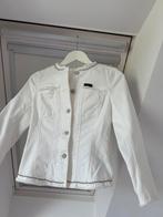 7 for all man kind spijkerjasje 34/XS wit met zilverdetails, Ophalen of Verzenden, Zo goed als nieuw, Maat 34 (XS) of kleiner
