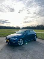 Audi A3 1.4TFSI G-tron S-Line S-tronic 2014 VOL SBlauw, Auto's, Zwart, 4 cilinders, CNG (Aardgas), Blauw