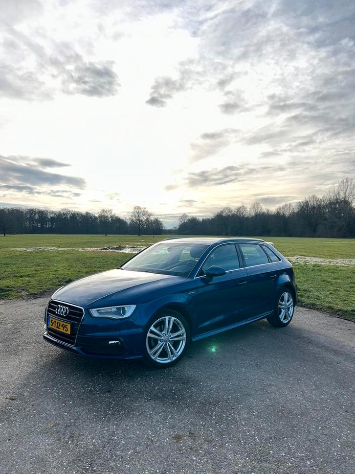 Audi A3 1.4TFSI G-tron S-Line S-tronic 2014 VOL SBlauw, Auto's, Audi, Particulier, A3, ABS, Adaptieve lichten, Airbags, Airconditioning