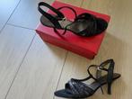 High heels (zwart glitter) Esprit mt 42, Ophalen, Zo goed als nieuw, Zwart