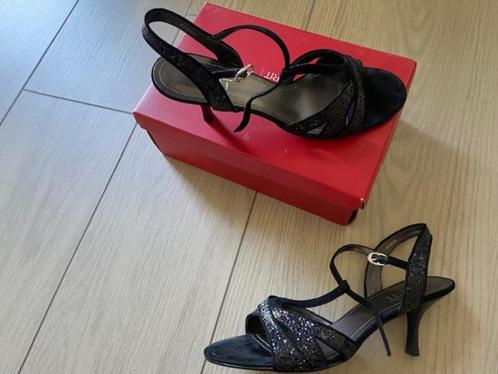 High heels (zwart glitter) Esprit mt 42, Kleding | Dames, Schoenen, Zo goed als nieuw, Zwart, Ophalen