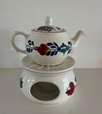 Boerenbont theepot en warmhouder - Boch, Antiek en Kunst, Ophalen