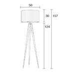 Twee Zuiver Tripod Vloerlampen Zwart, Ophalen, Gebruikt, Stof, 150 tot 200 cm