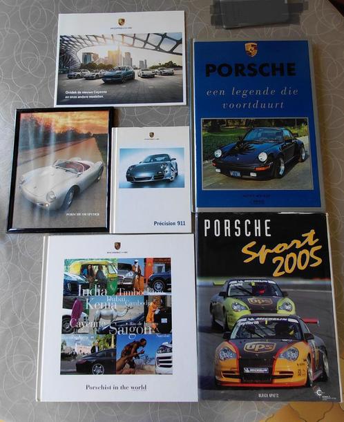 5 boeken + 1 fotokader Porsche, Boeken, Auto's | Boeken, Gelezen, Porsche, Ophalen of Verzenden