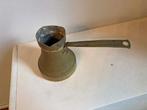 Oud Turks koffiekannetje PMP - bodem diameter 7,7 cm, Ophalen of Verzenden