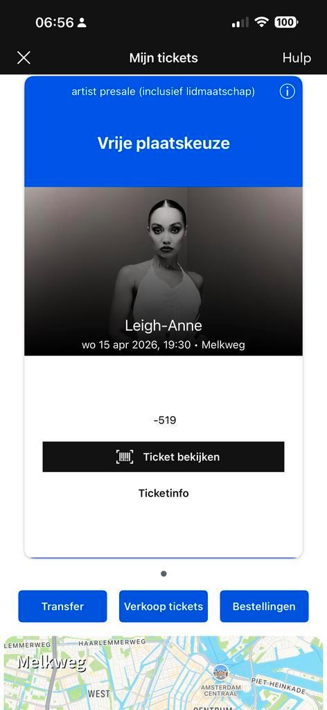 Leigh-Anne Concert ticket, Tickets en Kaartjes, Concerten | Pop, Eén persoon, April