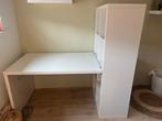 Ikea Bureau met Kallax Vakkenkast, Ophalen, Gebruikt, Bureau
