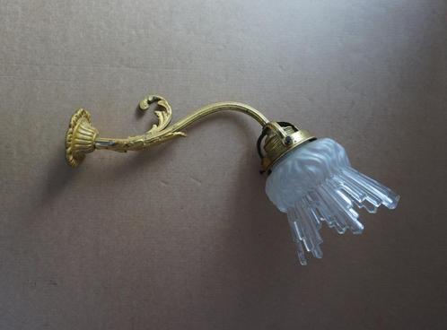 Schemerlamp met kristallen kapje, Antiek en Kunst, Antiek | Lampen, Verzenden