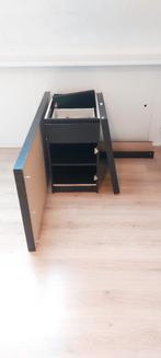 Ikea Malm bureau zwart - uit elkaar, Huis en Inrichting, Bureaus, Ophalen, Gebruikt, Bureau