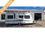 Hobby Excellent 455 UF Mover enduro 2 Fietsenrek, Caravans en Kamperen, Caravans, Overige typen, Rondzit, Hobby, Particulier
