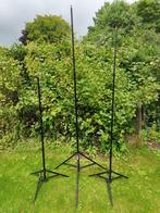 3x Manfrotto 305B + 306B compact lichtstatieven (light stand, Ophalen of Verzenden, Gebruikt, 175 cm of meer, Driepoot