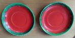 Twee borden rood/groen, Bord(en), Overige stijlen, Gebruikt, Ophalen of Verzenden