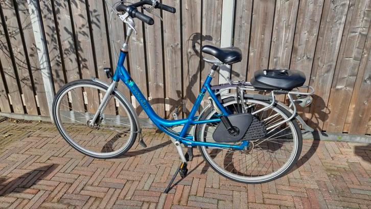 Gazelle Bloom Damesfiets - Aqua, Fietsen en Brommers, Fietsen | Dames | Damesfietsen, Gebruikt, Gazelle, Versnellingen, 53 tot 56 cm