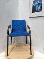 Eron - Vergaderstoel / stoel/ eetkamerstoel, 6 stuks, Verzenden, Gebruikt, Blauw, Vijf, Zes of meer stoelen