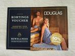 Douglas spa / sauna kortings voucher / kortings bon., Tickets en Kaartjes, Kortingen en Cadeaubonnen, Twee personen, Kortingsbon