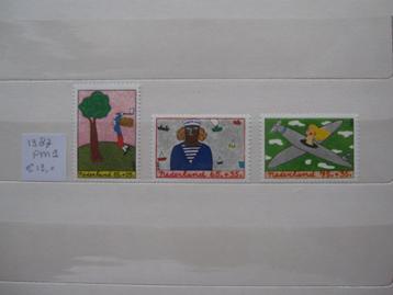 Nederland. N.V.P.H. 1387-1389 ; + FDC + bedankkaart.      beschikbaar voor biedingen