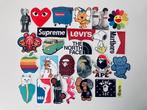 Stickers hypebeast logo Supreme Kaws Bape Levi’s Murakami, Nieuw, Ophalen of Verzenden, Meerdere stickers