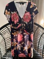 🌸 Leuke bloemen jurk met details maat 40/42 🌸, Maat 38/40 (M), Blauw, Ophalen of Verzenden, Zo goed als nieuw