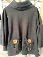 Mantel/cape dames, Kleding | Dames, Ophalen of Verzenden, Zo goed als nieuw, Zwart