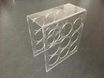 plexiglas rek voor 9 flessen, Kunststof, Gebruikt, 5 tot 15 flessen, Ophalen of Verzenden