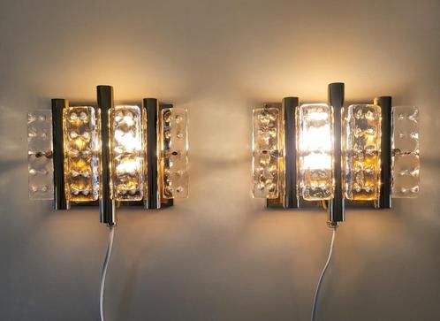 Wandlampen van Carl Fagerlund voor Lyfa, Huis en Inrichting, Lampen | Wandlampen, Gebruikt, Glas, Metaal, Ophalen of Verzenden