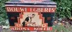 Groot douwe egberts blik antiek, Antiek en Kunst, Antiek | Emaille, Ophalen