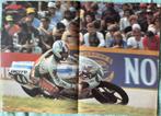 Poster Graziano Rossi op Morbidelli, Verzenden, Auto's