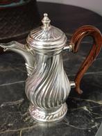 Oud zilver gekeurd klein koffiekan kan miniatuur, Antiek en Kunst, Ophalen of Verzenden, Zilver